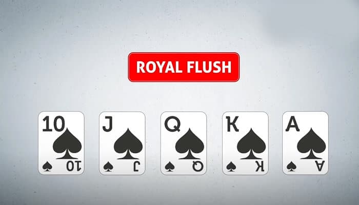 Cách chơi poker để có Royal flush