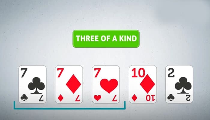 Tự tin hơn khi chơi game Poker với Three of a kind